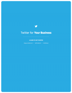 Twitter for business guide